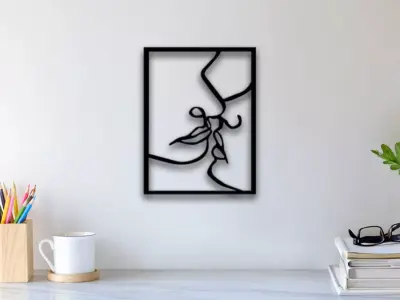 You And Me Wall Art 3D print model purchase