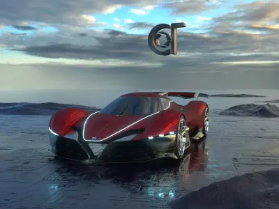 Alfa Romeo 8C-R Tazio 2020 model 3D model