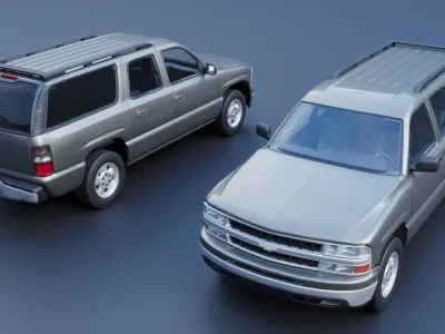 Chevrolet Suburban 2001 3D print model
