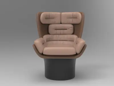 Hatu Armchair 3D model