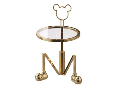 Simple Cartoon Coffee Table 3D model