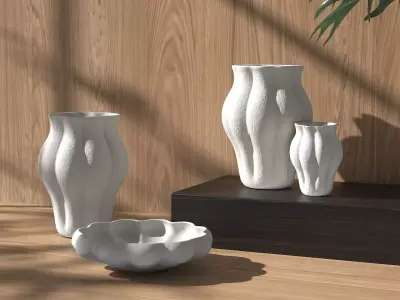 Aquaflora Organic Ceramics Set 3D model