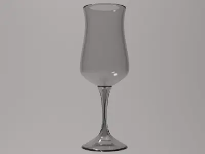 Low-poly drinking glasses PACK Free low-poly 3D model