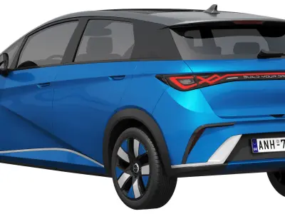 BYD Dolphin 2025 3D model