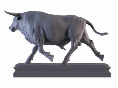 Bull Statue 3D print model