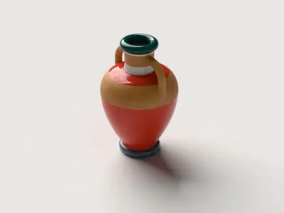 Ikiperu Vase 3D model