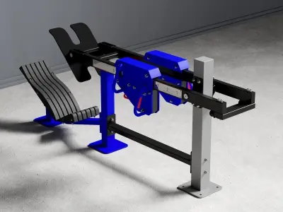 Outdoor exercise equipment 03 3D model