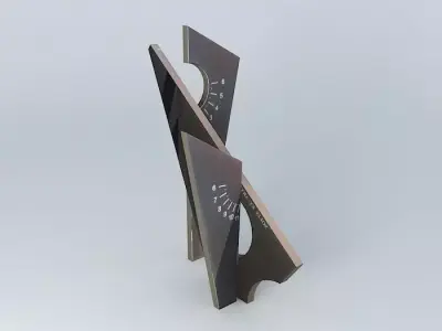 Sundial sculpture Free 3D model
