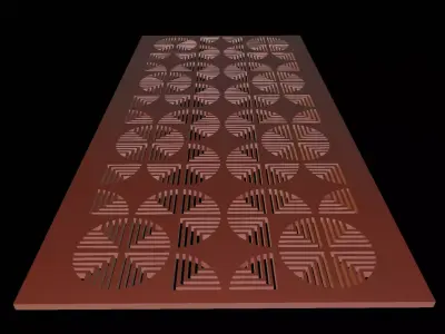 MDF   WPC Jali For Interior  3D print model