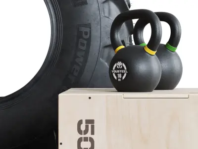 Explosive Training Set for Fighters 3D model