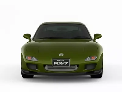 Mazda RX 7 Spirit R 2002 Low-poly 3D model