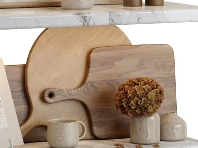 Kitchen decor 03 3D model