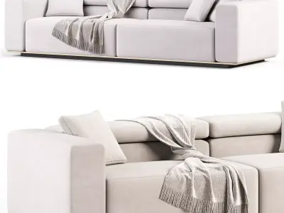 ORLANDO SOFA MODULAR ELEMENTS 3D model