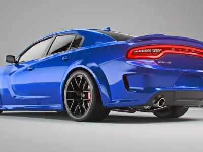 DODGE charger hellcat widebody 2020 3D model