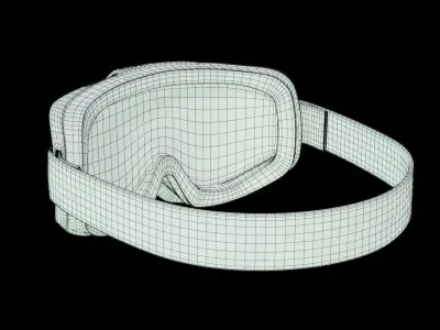 Motocross visor 3D model