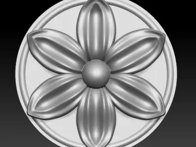 Rosettes Decorative 3D print model