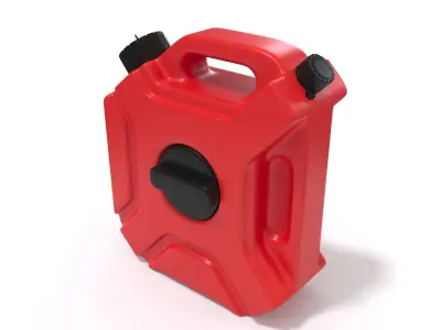 Canister fuel can 3D model