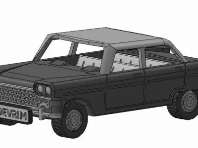 3d Printer car model DEVRIM 3D print model