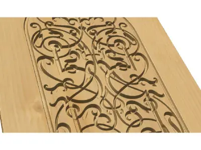 STL FOR CNC CARVING 13031007 ornament 01 3D model