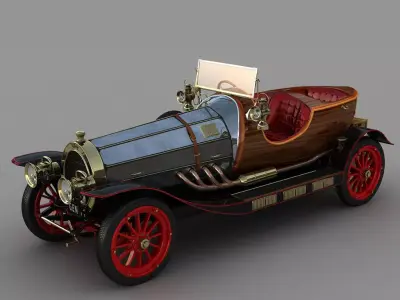 Chitty Chitty Bang Bang 3D model