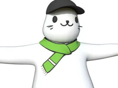 Nft Model Sappyseels Sport2 Low-poly 3D model