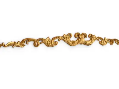 Classic carved decor ornament 408 3D model