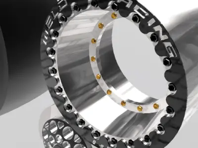 MAGNUM IMPORT WELD WHEELS AND HOOSIERS FOR SCALE AUTOS 3D print model