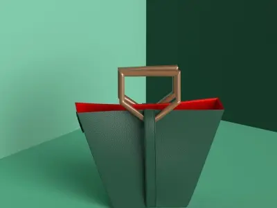 3 Handbags for women in Clo3d and Marvelous Designer 3D print model