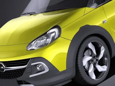 Opel Adam Rocks 2017 VRAY 3D model