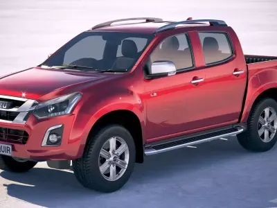 Isuzu D-Max 2017 3D model