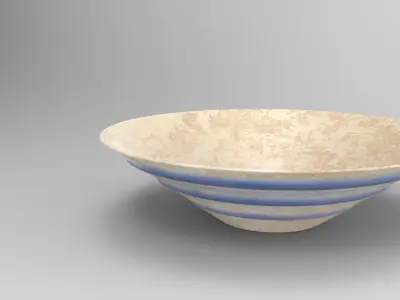 Puu Bowl Low-poly 3D model