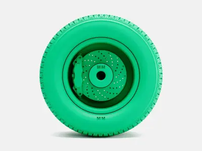 15x10 Keystone Klassic Wheel BFGoodrich Radial Tire 3D print model