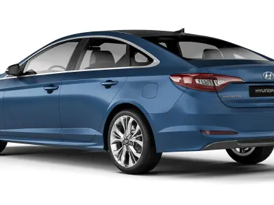 Hyundai Sonata LF 2014 3D model