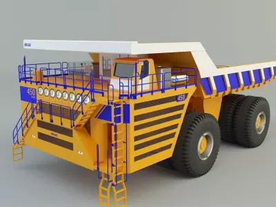 Belaz 75710 Dump Truck model 3D model