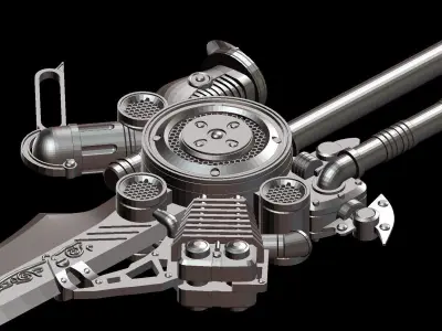 Engine Blade 3d Printable 3D print model