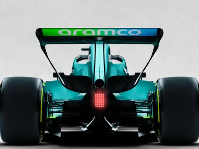 Formula 1 ASTON MARTIN 2023 3D MODEL - AMR23 3D model