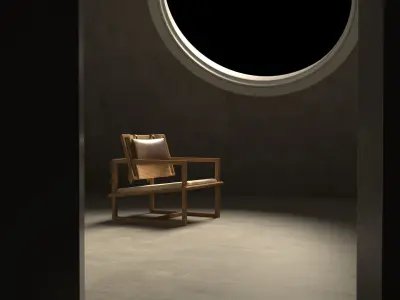 Poltrona Canela 3D model