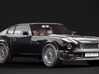 Aston Martin V8 Vantage - Bond Car - 1978 3D model