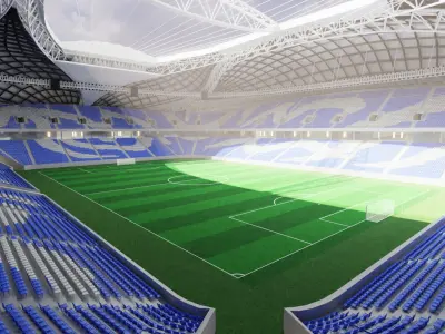 alwakrah aljanoub stadium-qatar 2022 world cup 3D model