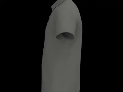 Male polo tshirt Free 3D model