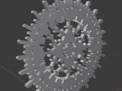 Decor Snowflake Design 2 3D print model