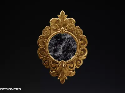 Antique Mirror 3D model