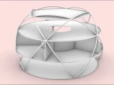 Spherical house 3D model