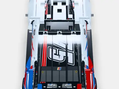 LEGO Technic NASCAR Next Gen Chevrolet Camaro ZL1 42153 Low-poly 3D model