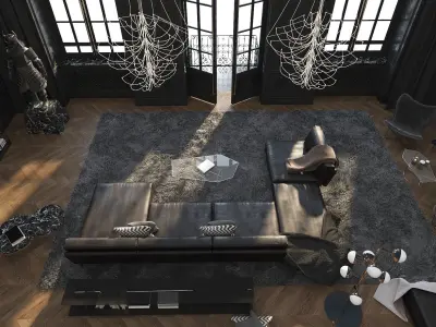 Paris Luxury Apartment 3D model