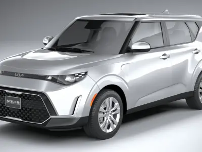 KIA Soul 2024 3D model
