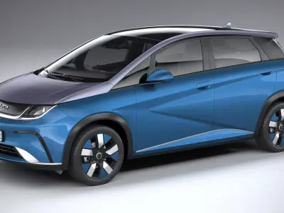 BYD Dolphin 2025 3D model