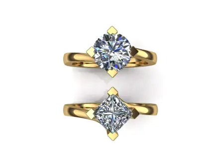 Cocktail Rings 3D print model