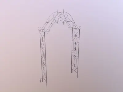 Various Climbing Metal Arch 3D model