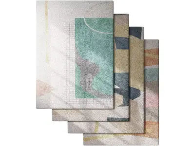 Carpet set 26 3D model